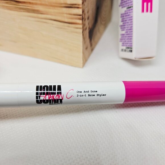 3 UOMA BEAUTY Korea One and Done 2-IN-1 Brow Styler Pencil/Gel "Granite" 07 - Picture 7 of 9